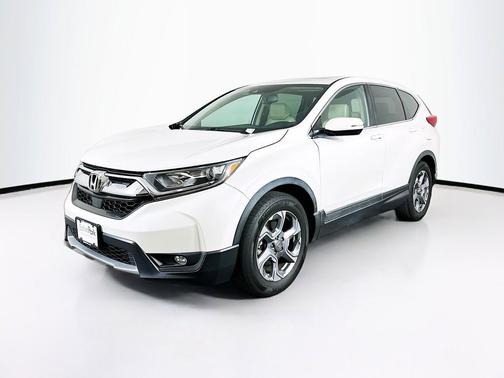 White Diamond Pearl 2018 Honda CR-V EX-L