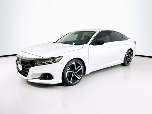 Platinum White Pearl 2021 Honda Accord Sport SE 1.5T