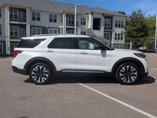 White 2026 Ford Explorer Platinum
