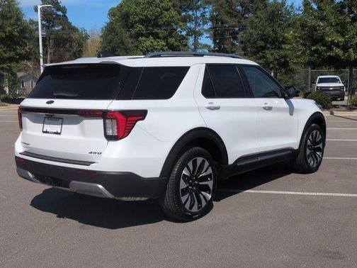 White 2026 Ford Explorer Platinum