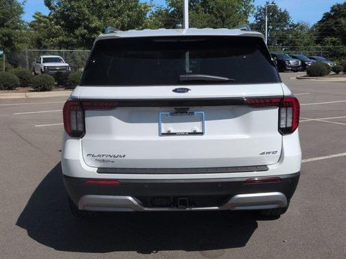 White 2026 Ford Explorer Platinum