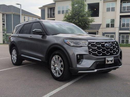 Gray Metallic 2026 Ford Explorer Platinum
