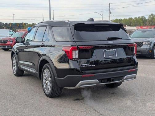 Black 2026 Ford Explorer Platinum