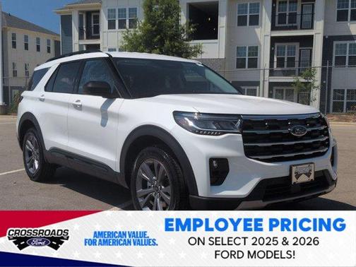 White Metallic 2026 Ford Explorer Active