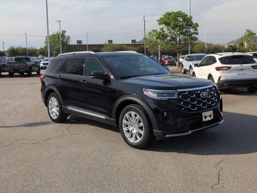 Black Metallic 2026 Ford Explorer Platinum