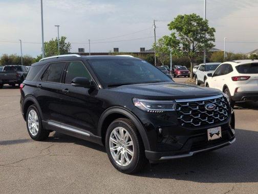 Black Metallic 2026 Ford Explorer Platinum