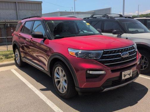Red Metallic 2021 Ford Explorer XLT