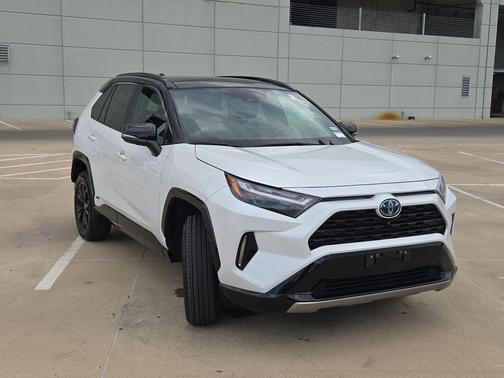 Midnight Black Metallic 2023 Toyota RAV4 Hybrid SE