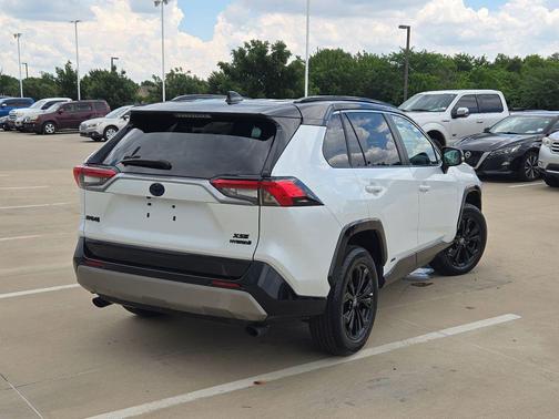 Midnight Black Metallic 2023 Toyota RAV4 Hybrid SE