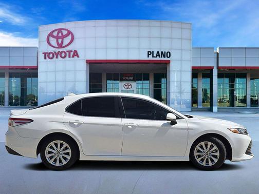 Super White 2019 Toyota Camry LE