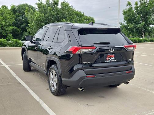 Midnight Black Metallic 2025 Toyota RAV4 Hybrid LE