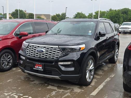 Agate Black Metallic 2023 Ford Explorer Platinum