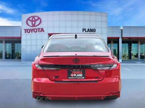 Supersonic Red/Midnight Black Metallic 2025 Toyota Camry XSE