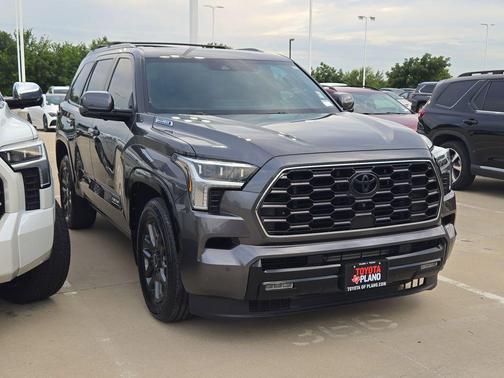 Magnetic Gray Metallic 2024 Toyota Sequoia Platinum