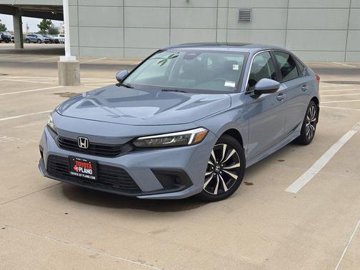 Morning Mist Metallic 2024 Honda Civic EX