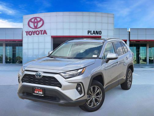 Silver Sky Metallic 2024 Toyota RAV4 Hybrid XLE Premium