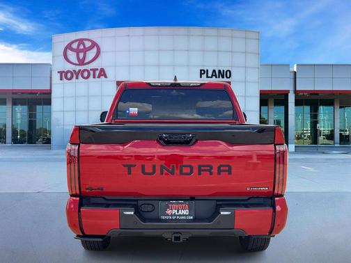 Supersonic Red 2025 Toyota Tundra Hybrid Platinum