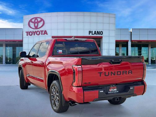 Supersonic Red 2025 Toyota Tundra Hybrid Platinum