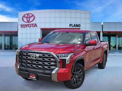 Supersonic Red 2025 Toyota Tundra Hybrid Platinum