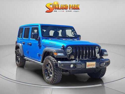 Hydro Blue Pearlcoat 2022 Jeep Wrangler Unlimited Sport