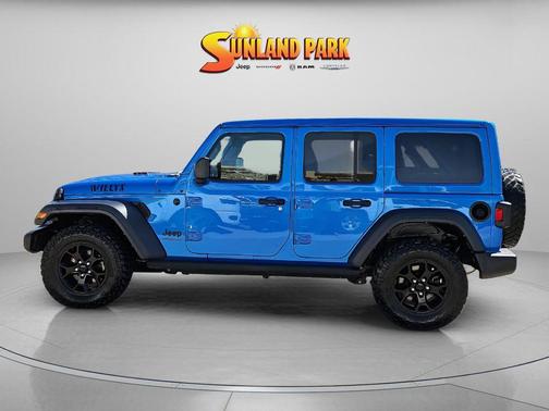 Hydro Blue Pearlcoat 2022 Jeep Wrangler Unlimited Sport