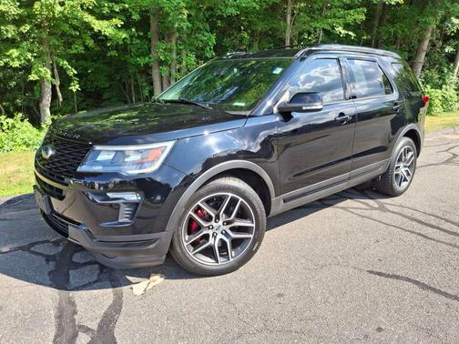 Shadow Black 2018 Ford Explorer Sport