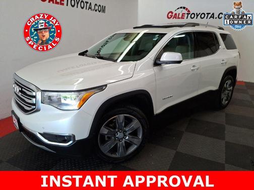 White Frost Tricoat 2018 GMC Acadia SLT-2