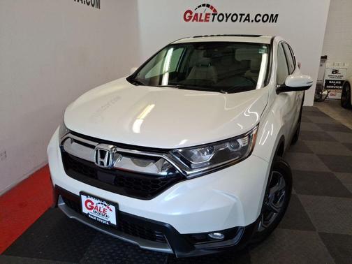 White Diamond Pearl 2017 Honda CR-V EX-L