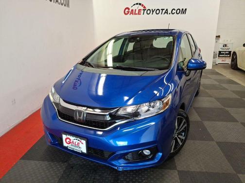 Aegean Blue Metallic 2018 Honda Fit EX-L