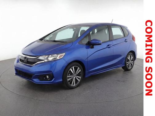 Aegean Blue Metallic 2018 Honda Fit EX-L