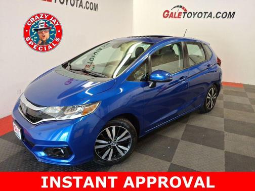 Aegean Blue Metallic 2018 Honda Fit EX-L