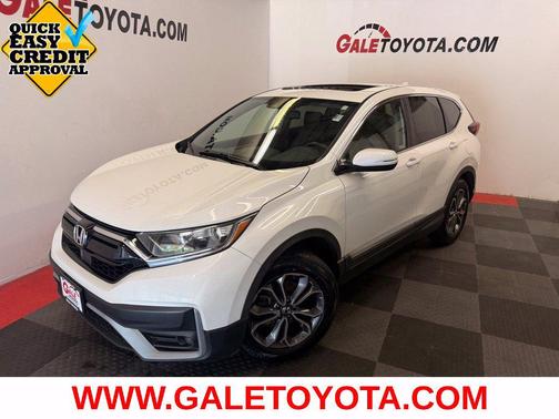 Platinum White Pearl 2021 Honda CR-V AWD EX-L