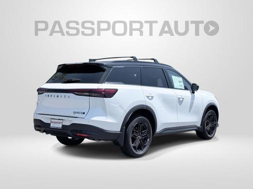 Radiant White/Black Obsidian 2027 INFINITI QX60 SPORT AWD