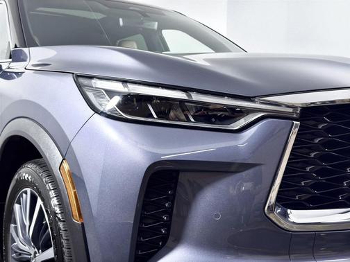 Moonbow Blue/Black Obsidian 2023 INFINITI QX60 AUTOGRAPH