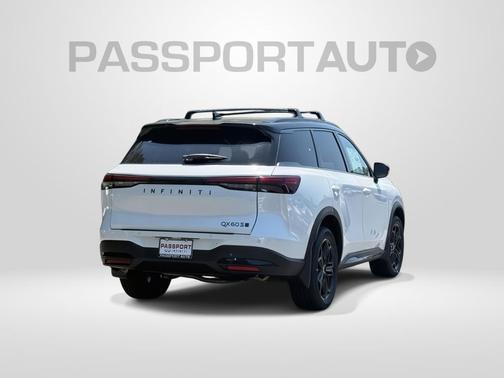 Radiant White/Black Obsidian 2027 INFINITI QX60 SPORT AWD