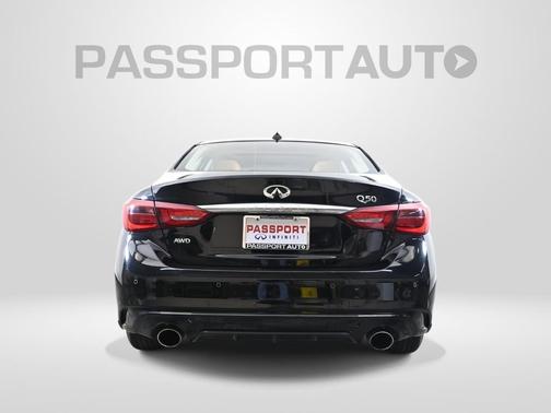 Black Obsidian 2024 INFINITI Q50 3.0t LUXE