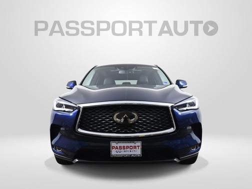 Hermosa Blue 2022 INFINITI QX50 LUXE AWD