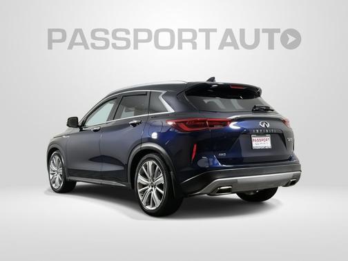 Hermosa Blue 2021 INFINITI QX50 SENSORY AWD