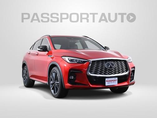 Dynamic Sunstone Red 2023 INFINITI QX55 ESSENTIAL