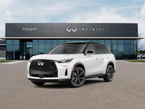 Radiant White/Black Obsidian 2027 INFINITI QX60 AUTOGRAPH
