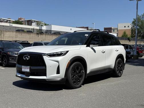 Radiant White/Black Obsidian 2027 INFINITI QX60 AUTOGRAPH