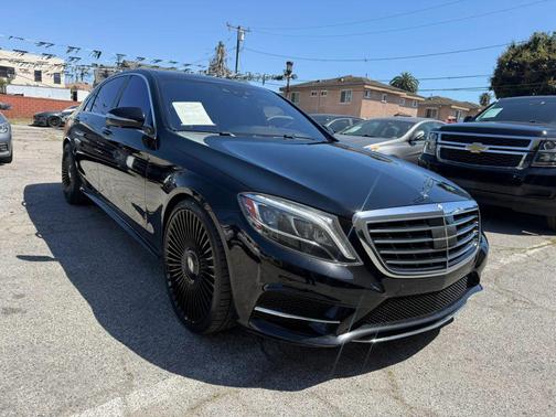 Black 2015 Mercedes-Benz S-Class S 550 Sedan 4D