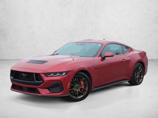 Rapid Red Metallic Tinted Clearcoat 2024 Ford Mustang GT Premium