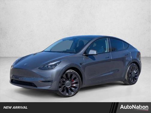 Gray 2022 Tesla Model Y Performance Dual Motor All-Wheel Drive