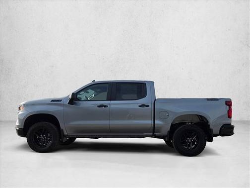 Sterling Gray Metallic 2026 Chevrolet Silverado 1500 Custom Trail Boss
