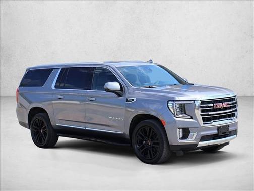 Satin Steel Metallic 2021 GMC Yukon XL SLT