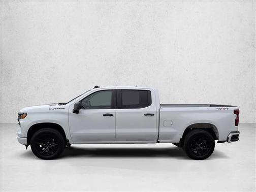 Summit White 2026 Chevrolet Silverado 1500 Custom
