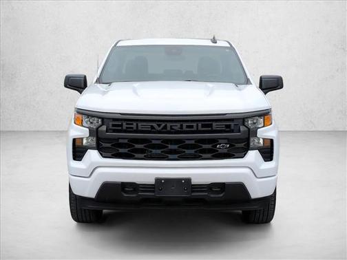 Summit White 2026 Chevrolet Silverado 1500 Custom