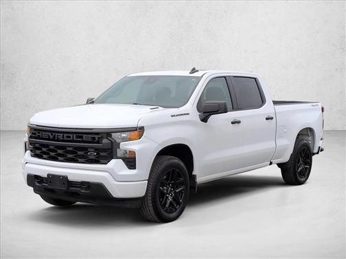 Summit White 2026 Chevrolet Silverado 1500 Custom