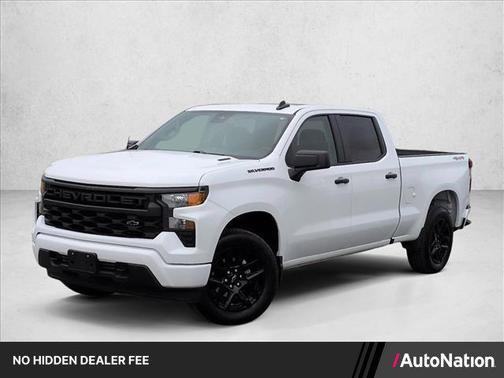 Summit White 2026 Chevrolet Silverado 1500 Custom